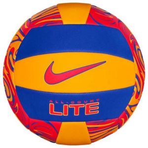 М'яч волейбольний  Nike ALL COURT LITE VOLLEYBALL DEFLATED ORANGE/HYPER ROYAL/BRIGHT CRIMSON size 5